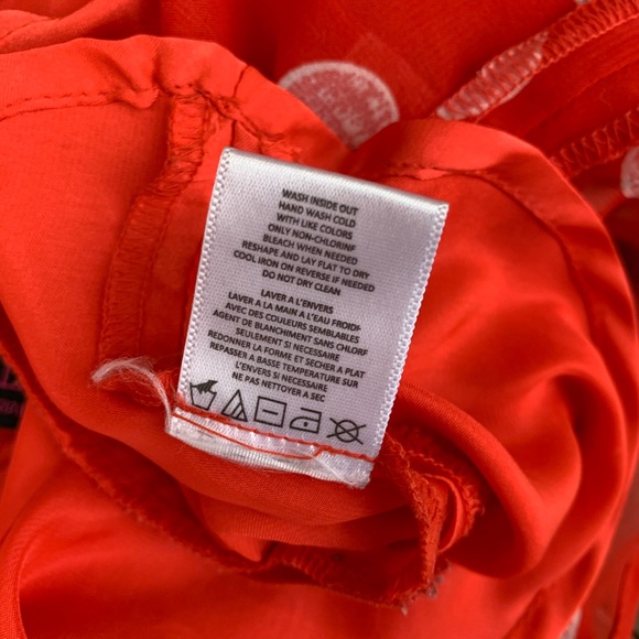 Material Girl Red Dotted Flouncy Skirt - Picture 8 of 9